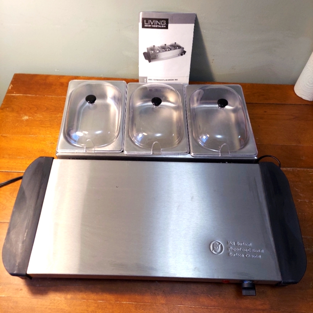 Living 3 Station Buffet Warming Tray